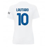 Dámy Fotbalový dres Inter Milan Lautaro Martinez #10 2023-24 Venkovní Krátký Rukáv